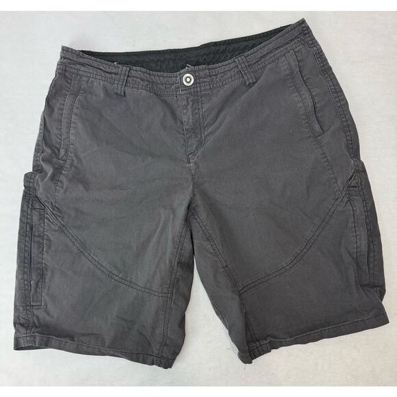 Kuhl Spire Shorts Hiking Camping Fishing Utility Gray Style 6285 Women's Size 12 - Picture 1 of 11